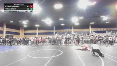 155 lbs Round Of 32 - Alyson Guerrero, No Team vs Paige Stowe, MAW Wrestling Academy