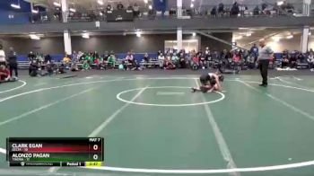 75 lbs Round 2 (6 Team) - Clark Egan, Delta vs Alonzo Pagan, Tinora