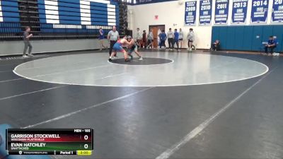 165 lbs Cons. Round 2 - Garrison Stockwell, Wisconsin-Platteville vs Evan Hatchley, Unattached