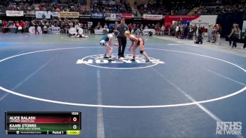 152G 5th Place Match - Kaari Storrs, Eagle River High School vs Alice Balash, Lathrop Wrestling