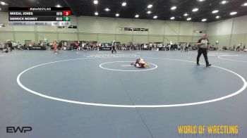 75 lbs Rr Rnd 2 - Mikeal Jones, Untouchables 14U Purple vs Derrick Mowdy, Mojo 14U