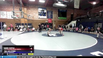 106 lbs 5th Place Match - Gage Castle, Twin Falls High School Wrestli vs Tre Hallford, Fighting Squirrels