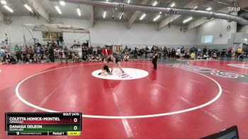 120 lbs Cons. Round 3 - Coletta Homick-Montiel, Coronado vs Danasia Deleon, Cleveland