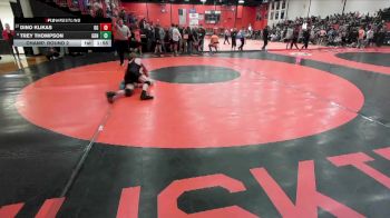 138 lbs Champ. Round 2 - Dino Klikas, BUFFALO GROVE vs Trey Thompson, Carol Stream (GLENBARD NORTH)