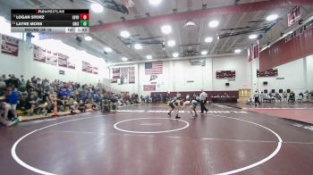 150 lbs Round Of 16 - Logan Storz, Ledyard vs Layne Moss, Griswold/Wheeler