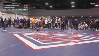 132 lbs Consi Of 8 #2 - Oleksandr Havrylkiv, IL vs Owen Marshall, WA