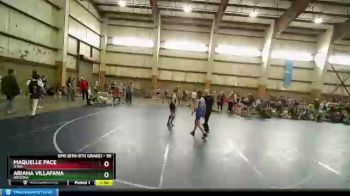 96 lbs Quarterfinal - Maquelle Pace, Utah vs Ariana Villafana, Arizona