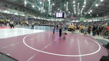 46 lbs Round Of 16 - Dante Romero, Duran Elite vs Lawsen Harris, Bald Eagle WC