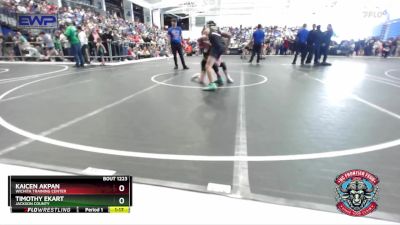 120 lbs Semifinal - Kaicen Akpan, Wichita Training Center vs Timothy Ekart, Jackson County