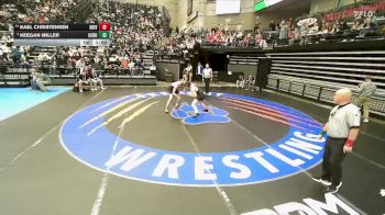 4A 165 lbs Champ. Round 1 - Keegan Miller, Hurricane vs Kael Christensen, Bear River