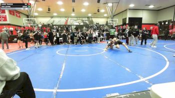 157 lbs 3rd Place - Larat Teague, Hulbert High School vs Asa Levine, Bookert T Washington