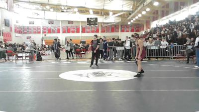 132 lbs 7th Place - Jayden Franco, Whittier vs Liam Christ, Brookline