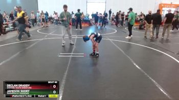 55 lbs Quarterfinal - Declan Draddy, Eastside Youth Wrestling vs Jameson Short, Summerville Takedown