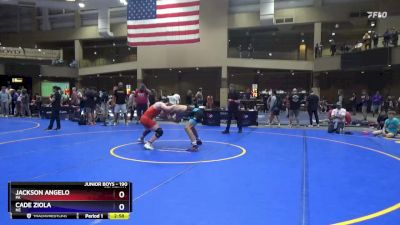 190 lbs Semifinal - Jackson Angelo, PA vs Cade Ziola, NE