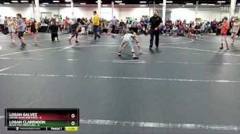 52 lbs Round 7 (8 Team) - Logan Clarendon, Black Fox Wrestling vs Logan Galvez, Savage Barn Brothers