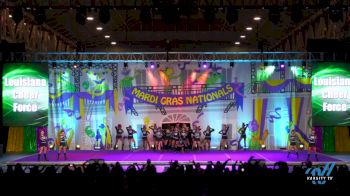 Louisiana Cheer Force - Fire [2022 L4 - U17 Coed Day 2] 2022 Mardi Gras New Orleans Grand Nationals DI/DII