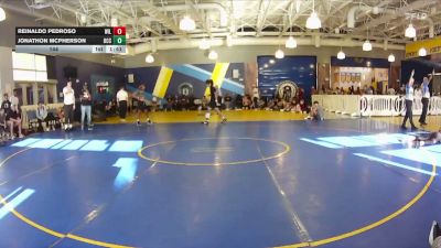 144 lbs Champ Round 1 (16 Team) - Reinaldo Pedroso, Wild Horse Riders vs Jonathon McPherson, Ocoee WC