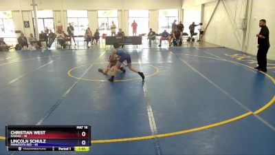 83 lbs Round 5 (6 Team) - Christian West, Kansas vs Lincoln Schulz, Minnesota Red