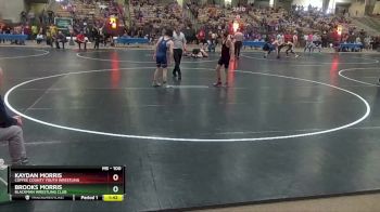 100 lbs Cons. Round 1 - Brooks Morris, Blackman Wrestling Club vs Kaydan Morris, Coffee County Youth Wrestling