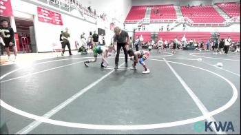 76 lbs 3rd Place - Tracen Rhoden, Del City Little League Wrestling vs Cyrus Baker, Harrah Little League Wrestling