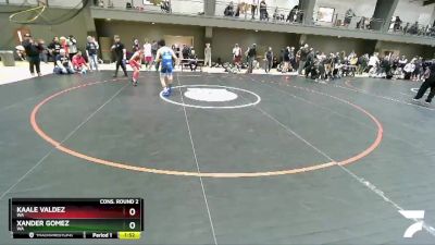 120 lbs Cons. Round 2 - Kaale Valdez, WA vs Xander Gomez, WA