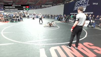 4A Boys 120 lbs 3rd Place Match - River Sandstrom, Philomath Boys vs Duke Wentzel, Crook County Boys