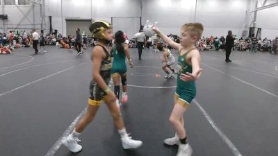 60 lbs Placement (4 Team) - Abrielle Thomas, Broad Axe WA Green vs Cove Condino, PA Gold