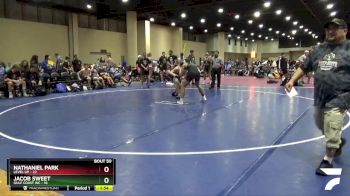 150 lbs 4th Wrestleback (32 Team) - Nathaniel Park, Level Up vs Jacob Sweet, Gulf Coast WC