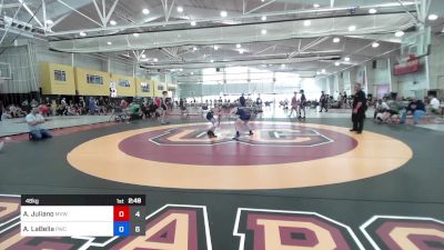 48 kg Rr Rnd 1 - Andrew Juliano, Mohawk Valley WC HS vs AJ LaBella, Prime Wrestling Club