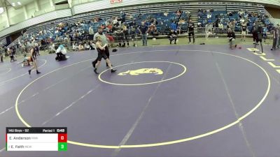 14U Boys - 92 lbs Champ. Round 1 - Easton Anderson, Nebraska Wrestling Academy vs Elias Faith, Maurer Coughlin Wrestling Club