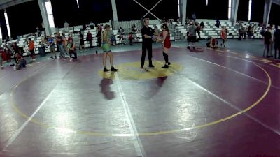 140 lbs 3rd Place Match - Savannah Mulkey, Burnett Trained Wrestling vs Alaiah Treuhaft, Ground Zero Wrestling