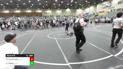 46 lbs Round Of 16 - Ryker Hutchinson, Fernley Wrestling Club vs Gary Oakes, Gladiator Wrestling