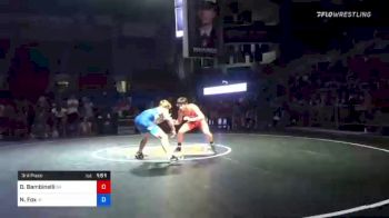 152 lbs 3rd Place - Dominic Bambinelli, Georgia vs Nicholas Fox, Iowa