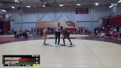 184 lbs 7th Place Match - Jaden Walker, Cornell College vs Jayden Kennedy, Graceland University