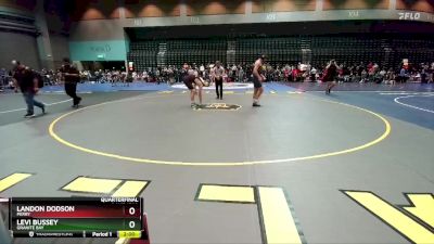 190 lbs Quarterfinal - Levi Bussey, Granite Bay vs Landon Dodson, Perry