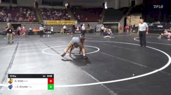 157 lbs Round Of 64 - George Ebid, Rowan vs Zachery Snyder, Toledo