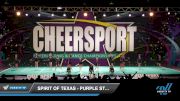 Spirit of Texas - Purple Stars [2022 L1 Youth - Small - A] 2022 CHEERSPORT National Cheerleading Championship