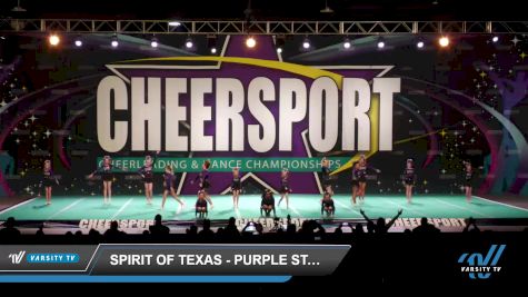 Spirit of Texas - Purple Stars [2022 L1 Youth - Small - A] 2022 CHEERSPORT National Cheerleading Championship