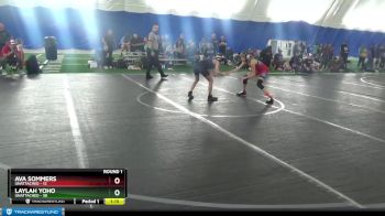 75-85 lbs Round 1 - Ava Sommers, Unattached vs Laylah Yoho, Unattached