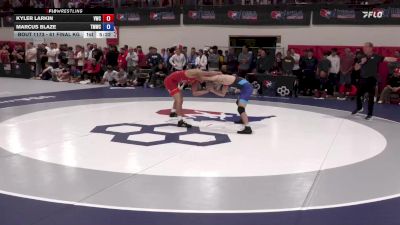 61 Final kg Champ. Round 1 - Kyler Larkin, Valiant Wrestling Club vs Marcus Blaze, Titan Mercury Wrestling Club (TMWC)