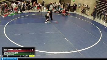 39 lbs Cons. Round 3 - Landon Dunbar, Uintah Wrestling vs Axxton Mckeachnie, JWC