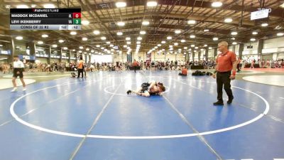 112 lbs Consi Of 32 #2 - Maddox McDaniel, AL vs Levi Ikenberry, VA