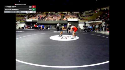 177 lbs Consi Of 8 #1 - Tyler Kipp, Centennial vs Mason Manabat, Highland HS
