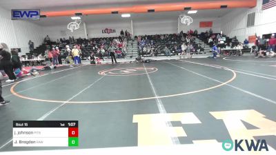 140-155 lbs Semifinal - Jarius Johnson, Pitbull Wrestling Academy vs Jaxon Brogdon, Raw Wrestling Club