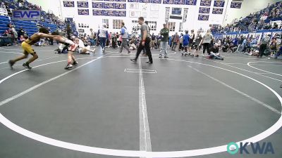 75 lbs Rr Rnd 2 - Emmeline Bowerman, Plainview Youth Wrestling Club vs Paxtyn McGilbert, Midwest City Bombers Youth Wrestling Club