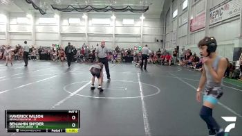 80 lbs Round 7 (8 Team) - Benjamin Snyder, Contenders Green vs Maverick Wilson, Revolution/WVW