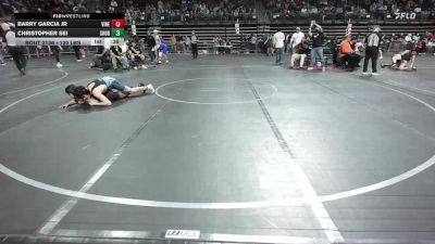 120 lbs Round Of 16 - Barry Garcia Jr, Vineland vs Christopher Sei, Shore Thing