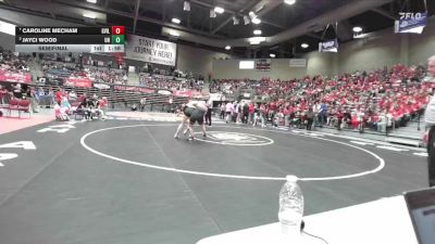 3A 170 lbs Semifinal - Jayci Wood, Union vs Caroline Mecham, Grantsville