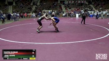 113 lbs Semifinal - John Adams, Auburn vs Dustin Dunbar, Smiths Station Hs