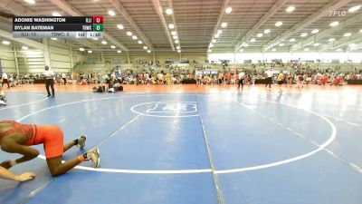 132 lbs Rr Rnd 1 - Adonis Washington, Illinois Menace - HSB vs Dylan Bateman, TDWC Maniacs Grey - HSB